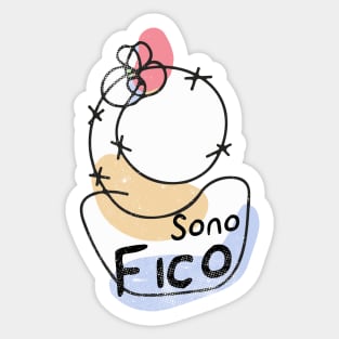 SALENTOmadness "Sono Fico" - I am Cool Sticker